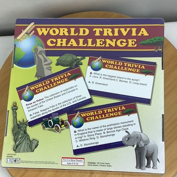 World Travel Trivia Game NIB - Picture 2 of 2